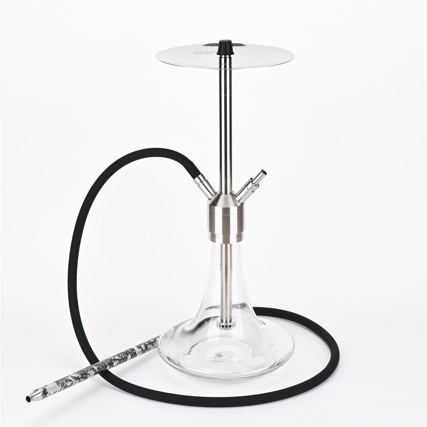 Hookah Set Luxury Modern Glass Jupiter ShiSha Pipo 60cm Hight 1 Hose Adapters Easy Set Up Big Cloud