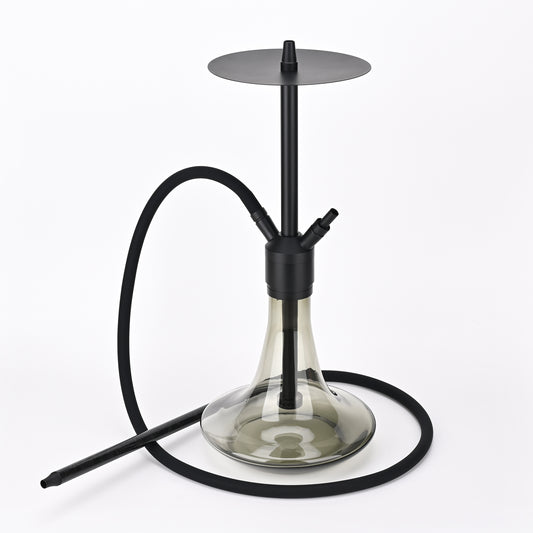 Hookah Set Luxury Modern Glass Jupiter ShiSha Pipo 60cm Hight 1 Hose Adapters Easy Set Up Big Cloud