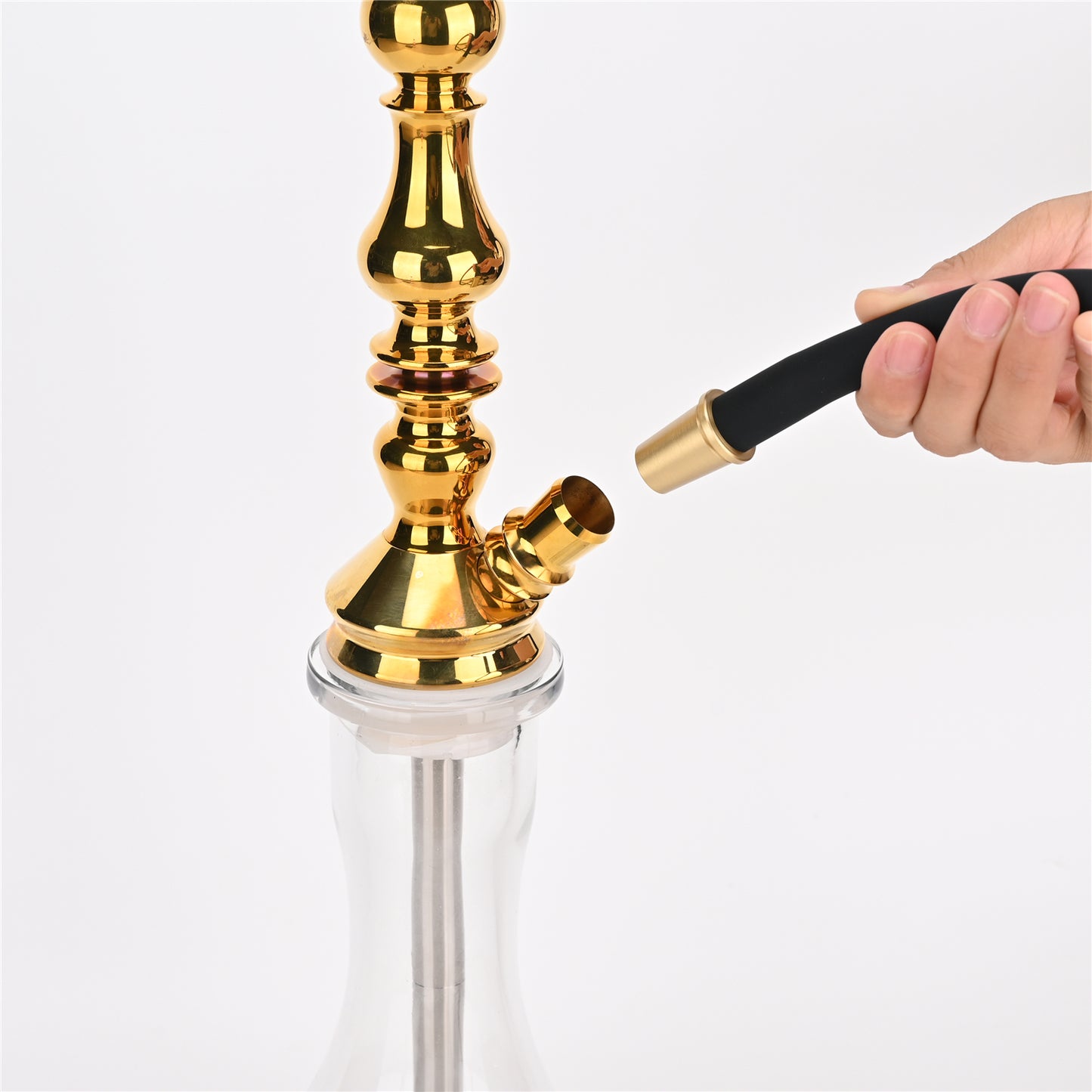 Venus Shisha Pipe Set Traditional Shape Gold 60cm Hookah Launge Bar Private Club