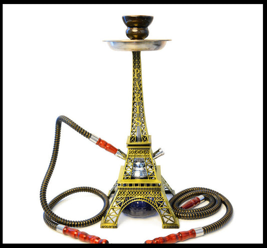 Eiffel Tower ShiSha Pipe Set Hookah Shisha 40cm in stock