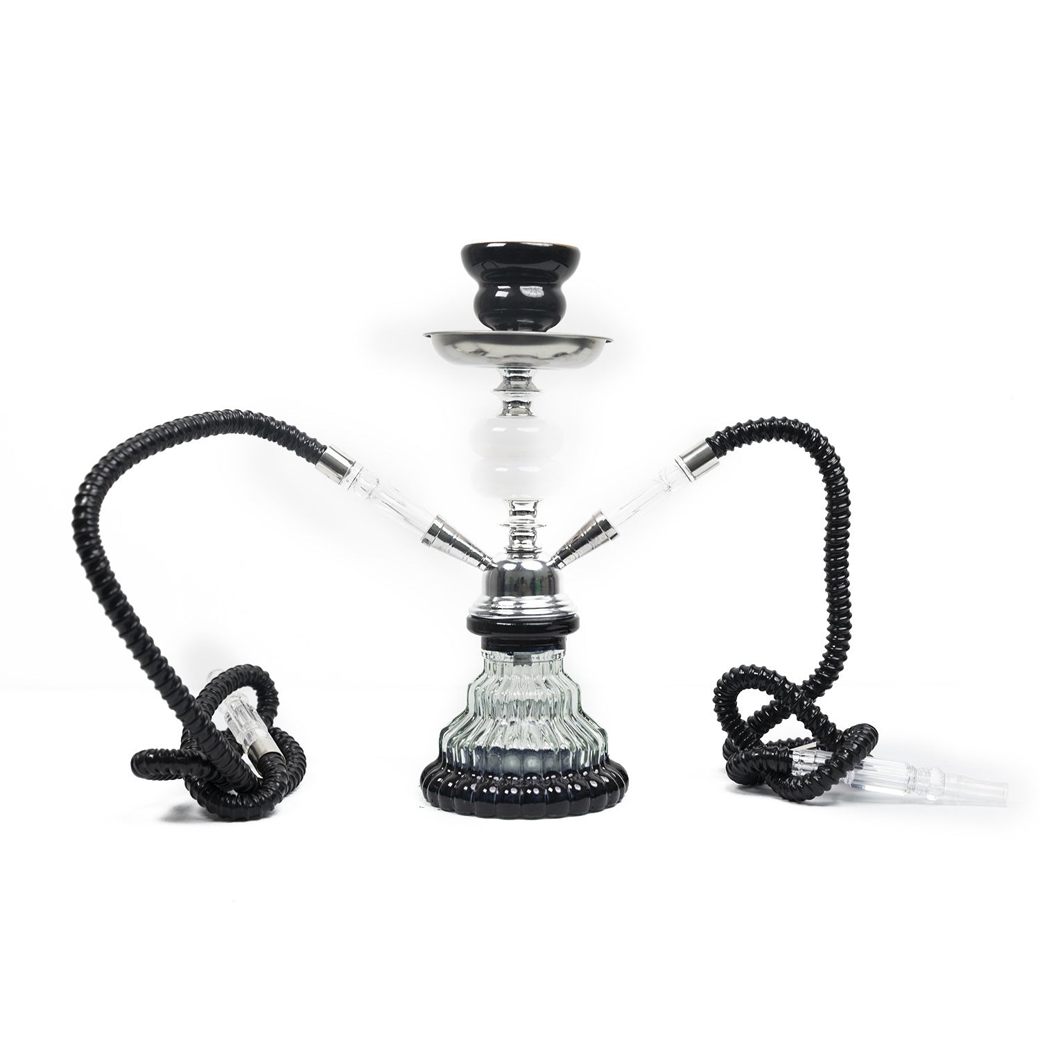 Hookah Pipe Small Double Tube Portable ShiSha Pipe Set 28cm – One ...